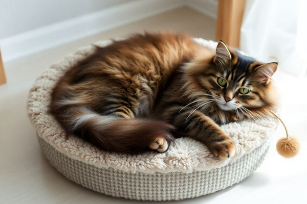The Ultimate Round Cat Scratcher Bed: Comfort and Fun for Your Feline