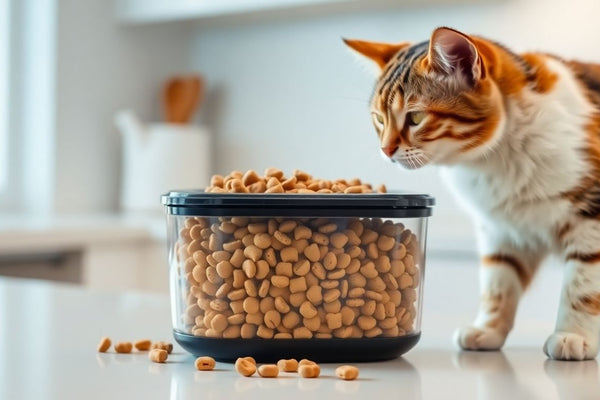 Keep Your Cat's Food Fresh with a Rotating Cat Food Storage Container