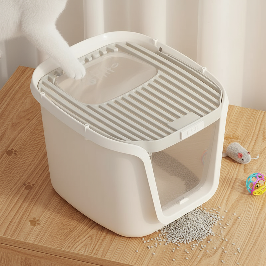 Full-Enclosed Cat Litter Box