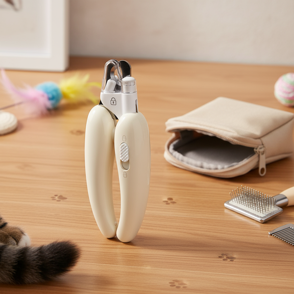 Whale-Shaped LED Pet Nail Clipper