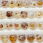 Natural Agate Cat Head Bead – Milky White