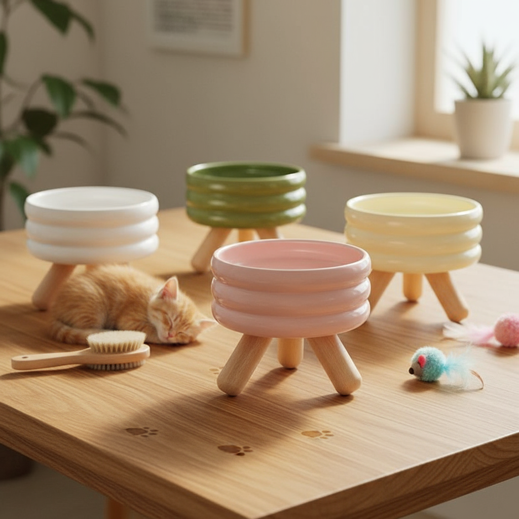 Ceramic Detachable Pet Water Bowl