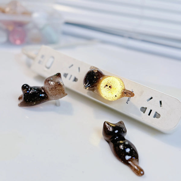 Handmade Coffee Ground Night Light