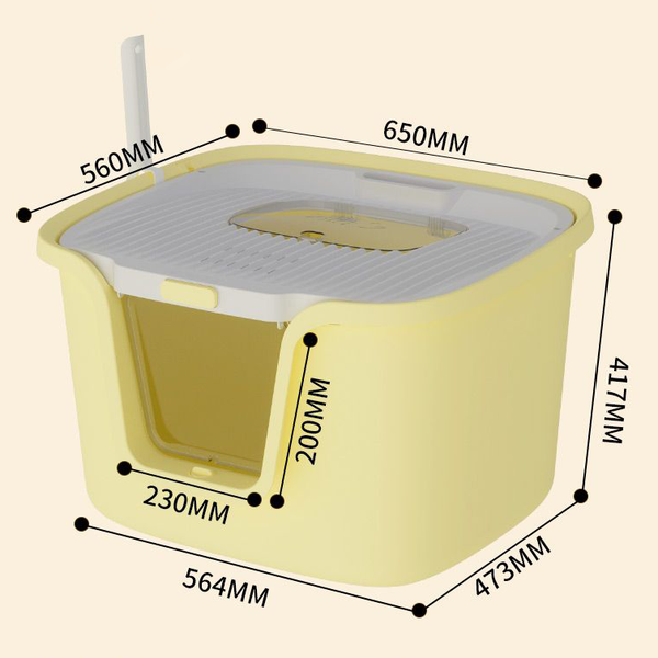 Full-Enclosed Cat Litter Box