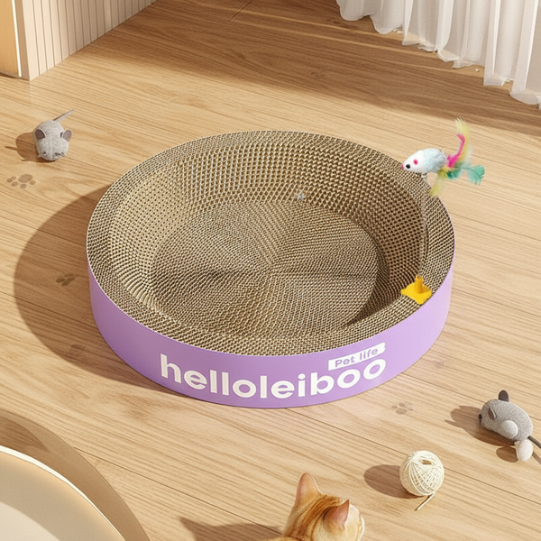 Round Cat Scratcher & Bed