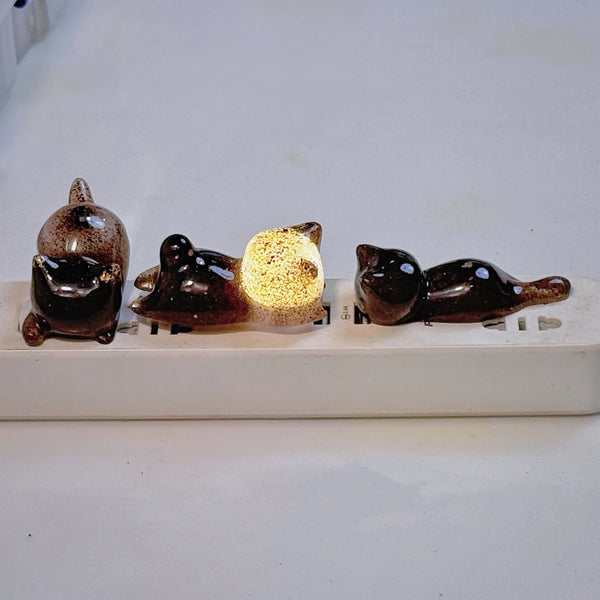 Handmade Coffee Ground Night Light