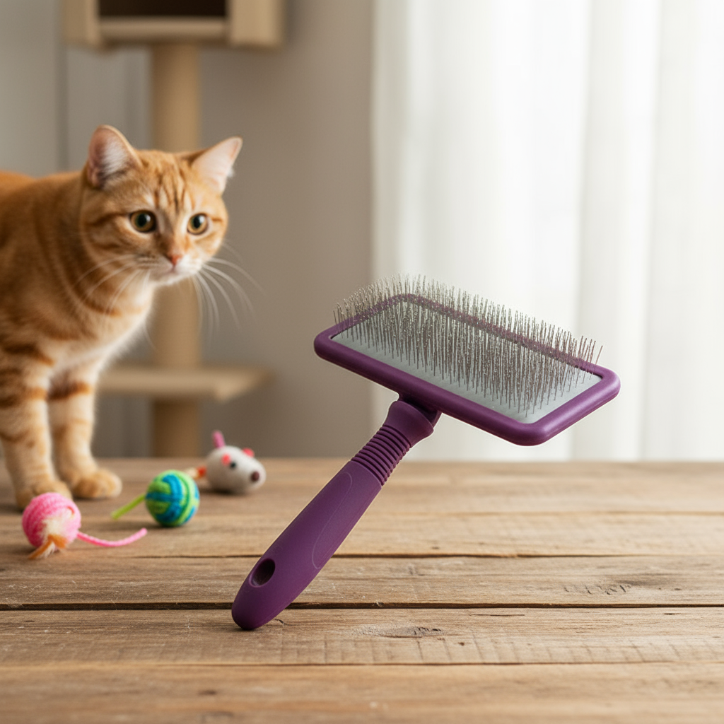 Pet Comb Set (Soft Pin Comb + Rake Comb)