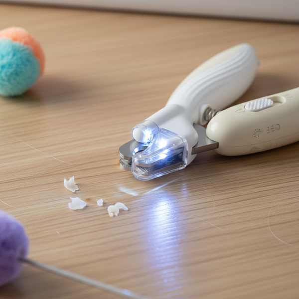 Whale-Shaped LED Pet Nail Clipper