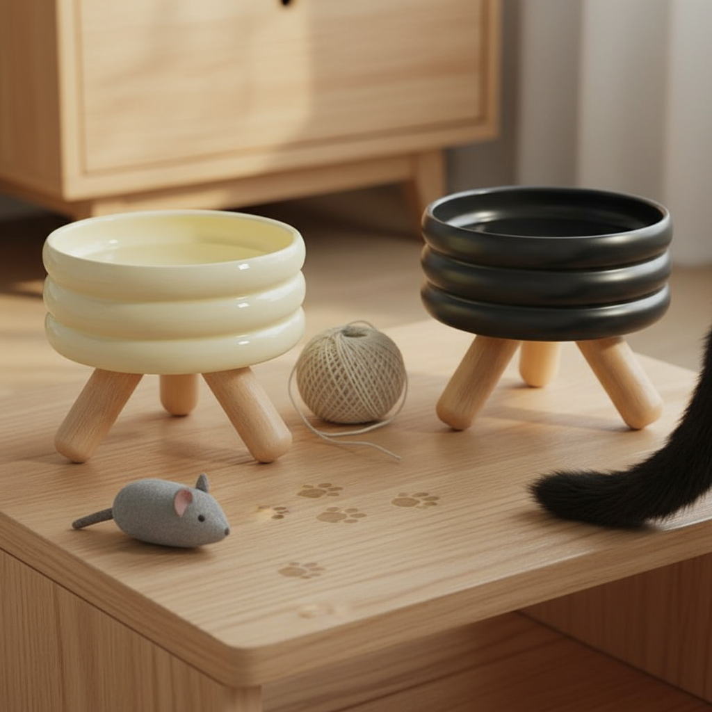 Ceramic Detachable Pet Water Bowl