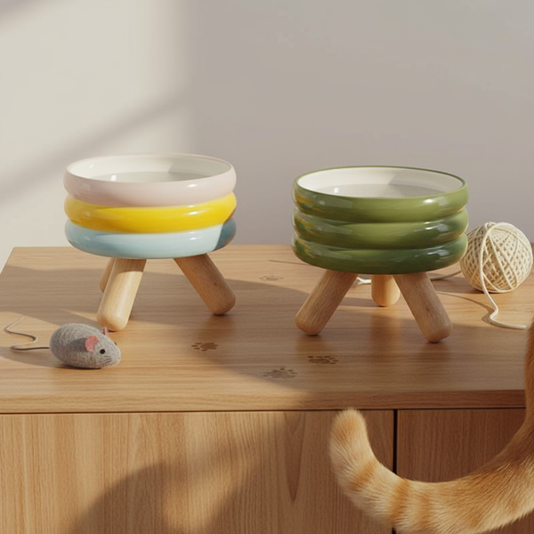 Ceramic Detachable Pet Water Bowl