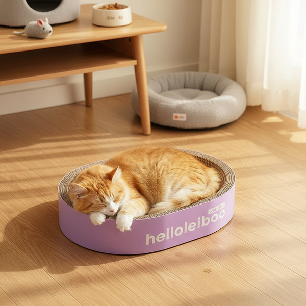 Round Cat Scratcher & Bed
