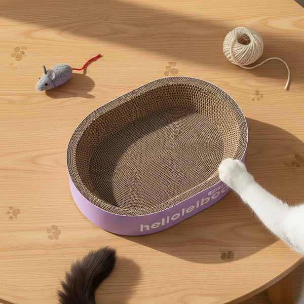 Round Cat Scratcher & Bed