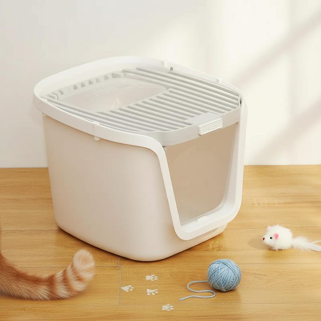 Full-Enclosed Cat Litter Box