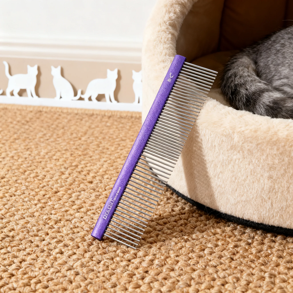 Pet Comb Set (Soft Pin Comb + Rake Comb)